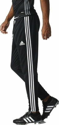 black adidas tracksuit bottoms slim fit