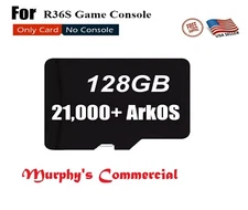 128GB TF Card Upgrade For R36S with Arkos 2.0 + 22K - Card only!!