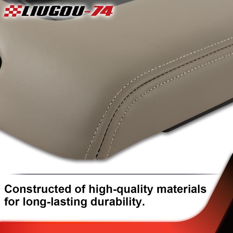 For 2007-2014 Chevy Silverado GMC Sierra 1500 Center Console Lid Armrest Cover E - Foto 12