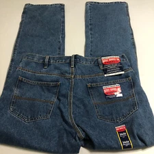 Mens 5 Pocket Rivet Supply Co Denim Relaxed Jeans 34W x 34L NWT Work Wear