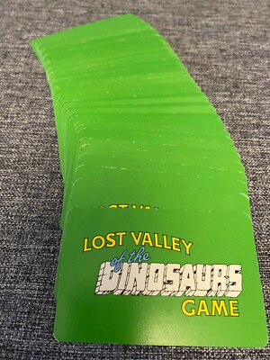 ERSATZKARTEN WADDINGTONS VERLORENES TAL DER DINOSAURIER BRETTSPIEL MULTI AUKTION