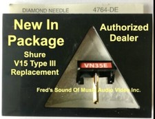 NEW Shure V15 Type III VN35E 4764DE Pfanstiehl Turntable Needle Best Replacement