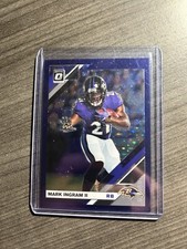 2019 Panini Donruss Optic FOTL Purple Stars Prizm /25 Mark Ingram II #11 A4