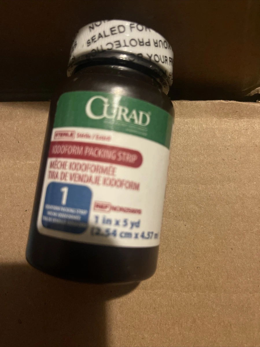CURAD Sterile Iodoform Gauze Packing Strips 1