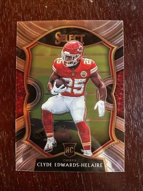 2020 Panini Select Clyde Edwards-Helaire Concourse Level RC rookie #54 (A)