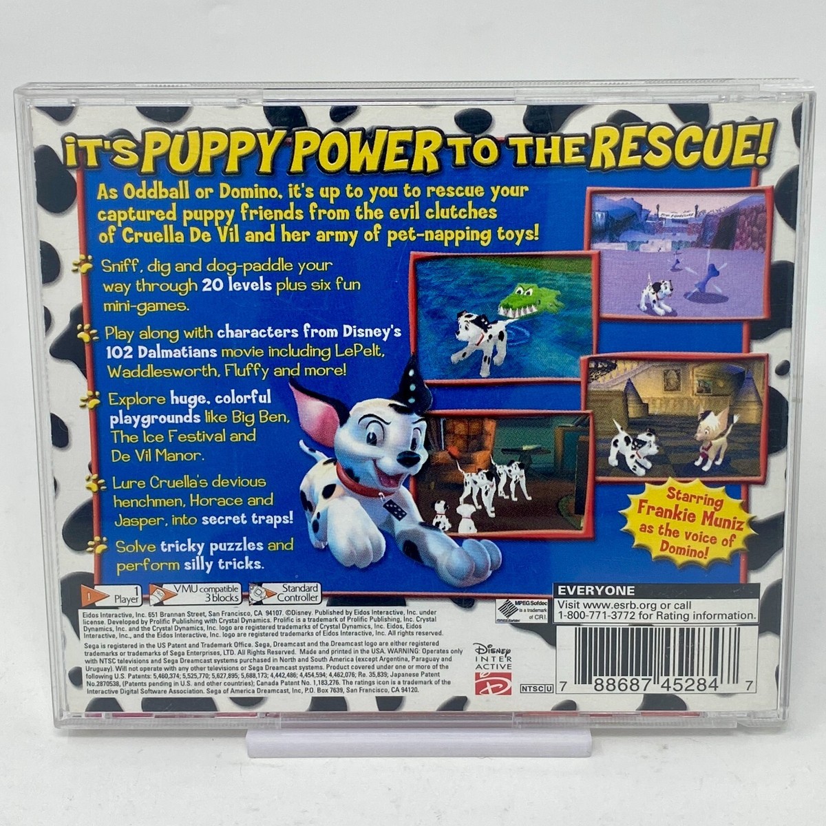 SEGA - DC★102 DALMATIANS PUPPIES TO THE RESCUE Disney's 102 Dalmatians: Puppies to the Rescue (Sega