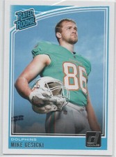 2018 Donruss Football #337 Mike Gesicki MIAMI DOLPHINS Rookie Card 12. rookie card picture