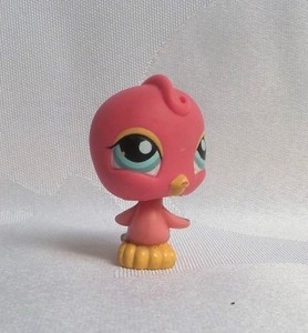 Détails Sur Littlest Petshop Lps 2830 Hasbro Bird Oiseau Moineau Rose Noir Orange Yeux Bleu