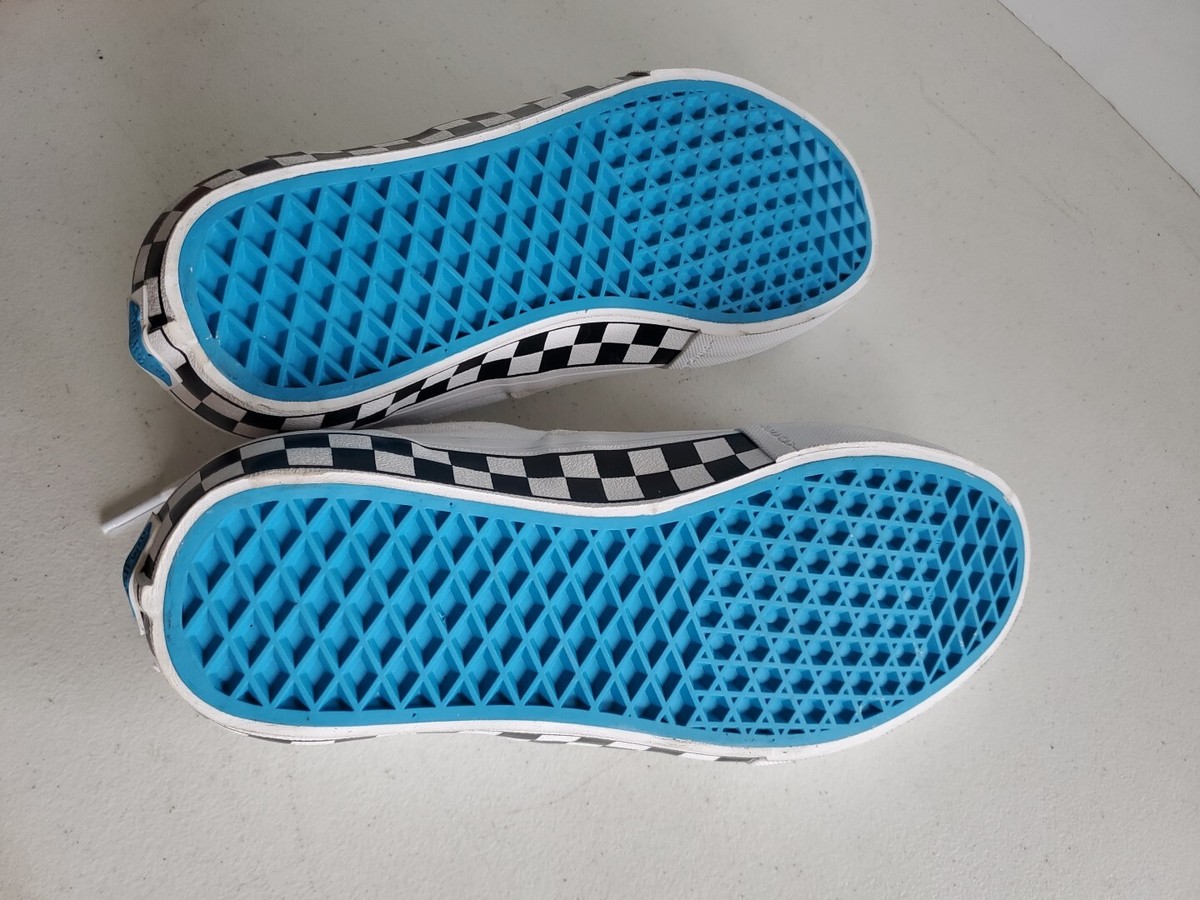 Vans Ultracush HD Pro Mens Size 8 White Cream Checkered Sole Vans Ultracush HD Pro Mens Size 8 White Cream Checkered Sole