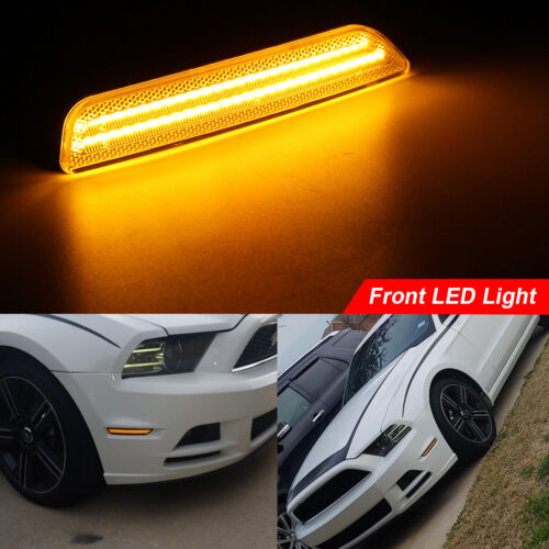4pcs Seitenbegrenzungsleucht Seitenlicht Blinker Für Ford Mustang 2010-2014 - Picture 4 of 9