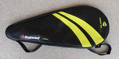 Babolat Aero Series Tennis Racquet Bag With Shoulder Strap Black Yellow
