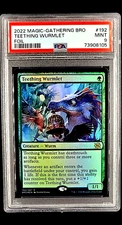 Magic The Gathering Brother's War Foil Teething Wurmlet PSA 9 POP 1 None Higher