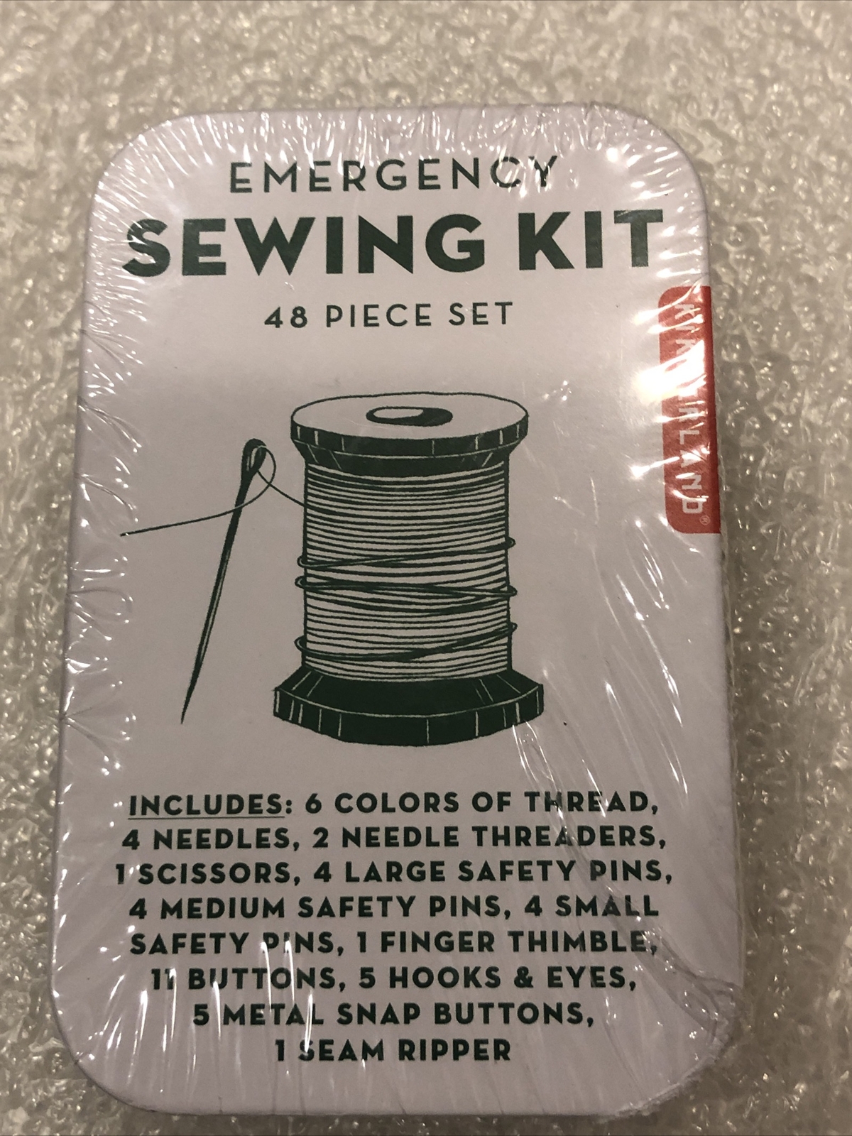 *New Sealed* Kikkerland Emergency Sewing Kit 48 Piece Set eBay