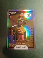 2021 Prestige Football DAVANTE ADAMS Franchise Favorites Insert #FF-7 Packers