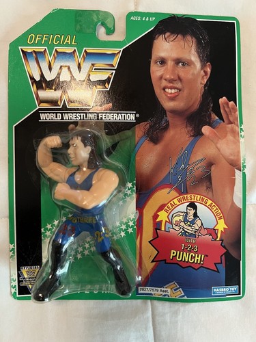 WWF Hasbro 123 Kid Green Card 1994 MOC Wrestling F...