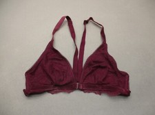 Victoria's Secret Size M Womens Lace Unlined Wireless Front Closure Bralette 9B
