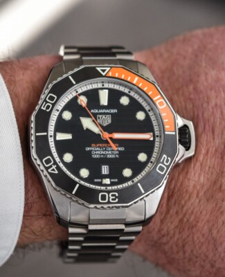 TAG Heuer Aquaracer Professional 1000 SuperDiver Automatik Uhr, 45mm, Tita...