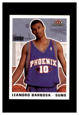 2003-04 Fleer Tradition Phoenix Suns Card #288 Leandro Barbosa Rookie  