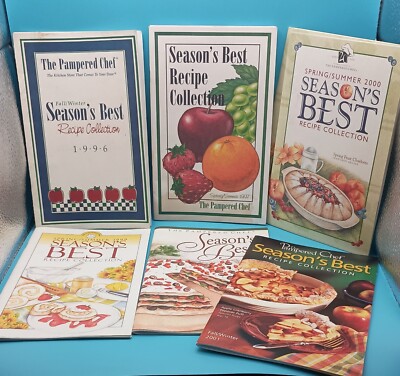 16 Pampered Chef Season's Best Recipe Booklets - Choice