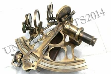 8" Brass Nautical Sextant Antique Finish Navigational Working instrument Gift