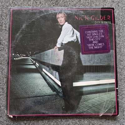 NICK GILDER LP CITY NIGHTS 1978 CHR 1202  w/ HYPE STICKER