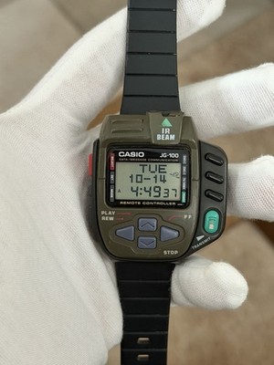 Rare Vintage Casio Super Cyber Cross JG-100 Men's Digital Game