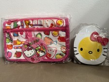 Hello Kitty Japanese Food Zipper Pouch  Egg Change Purse