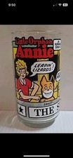 1976 Little Orphan Annie - The Sunday Funnies  2 Drinking Glass ~ 5.5" Tall