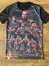 King  Tshirt  with basketball legends size small