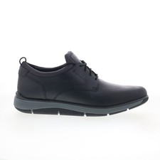 Rockport Lukah RMLUKAH Mens Black Wide Oxfords  Lace Ups Plain Toe Shoes