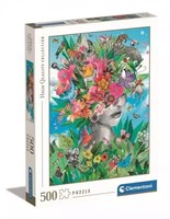 Puzzle 500 Hq Head In The Jungle - Clementoni