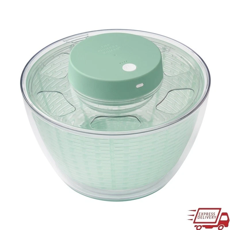 Electric Salad Spinner 4.5 Quart Rapid Wash Dry Fruits Vegetables Kitchen Tool
Opens in a new window