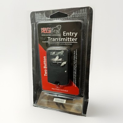 Mighty Mule FM134 Dual Button Gate Opener Remote Black Sealed New Sealed