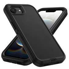 For iPhone 16e Case Military Grade 3 in 1 Shockproof Drop Proof Heavy Duty Cover