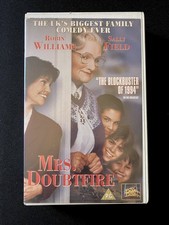 MRS DOUBTFIRE Big Box Ex-Rental VHS robin williams Good Cond.