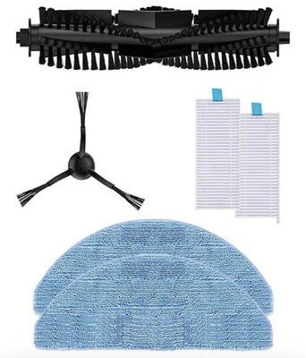 Laresar Mars 01 Robot Vacuum Parts Kit, Brushes, Filters, Mop Pads Set