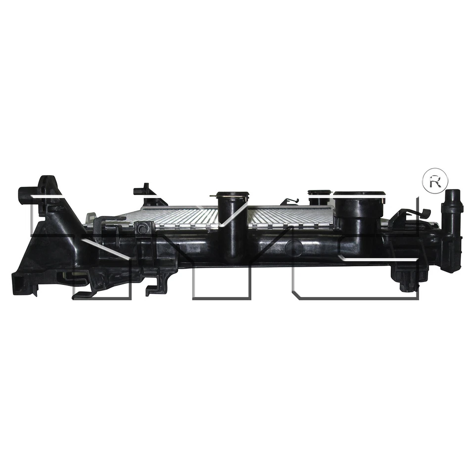 Radiador para 12-15 Mercedes Benz Clase C 1.8L L4 Automático Fila Única Foto 4 de 4