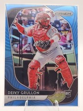 2020 Panini Prizm #72 Deivy Grullon Carolina Blue Prizm