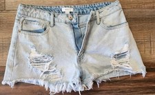 Cut Off Distressed Jean Shorts Size 29 Forever 21