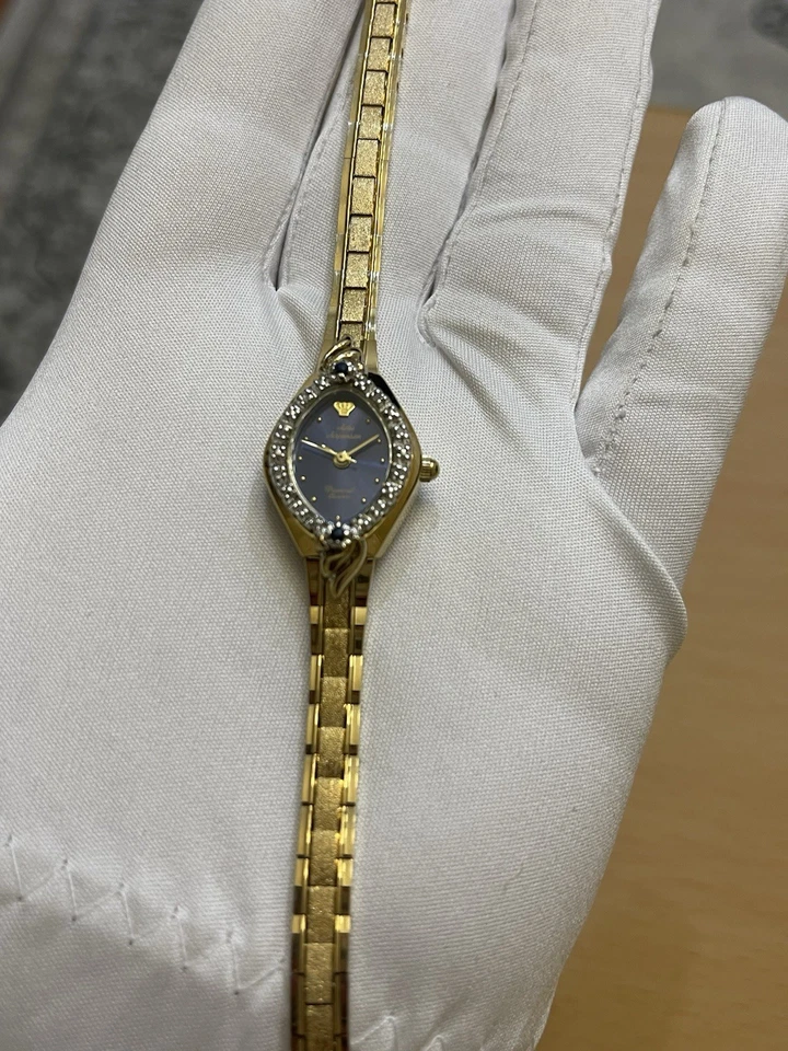 Vintage Jules Jurgensen Gold Watch Genuine Sapphires And Diamonds Swiss Made - Image 2 of 4
