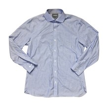 Bonobos Light Blue Tailored Slim Fit Wrinkle Free Cotton Shirt Men  s Large