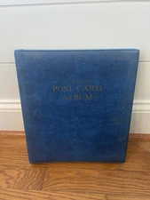 The Travel Log Post Card Album Binder For Foreign & USA Cards Wrightwell 1971