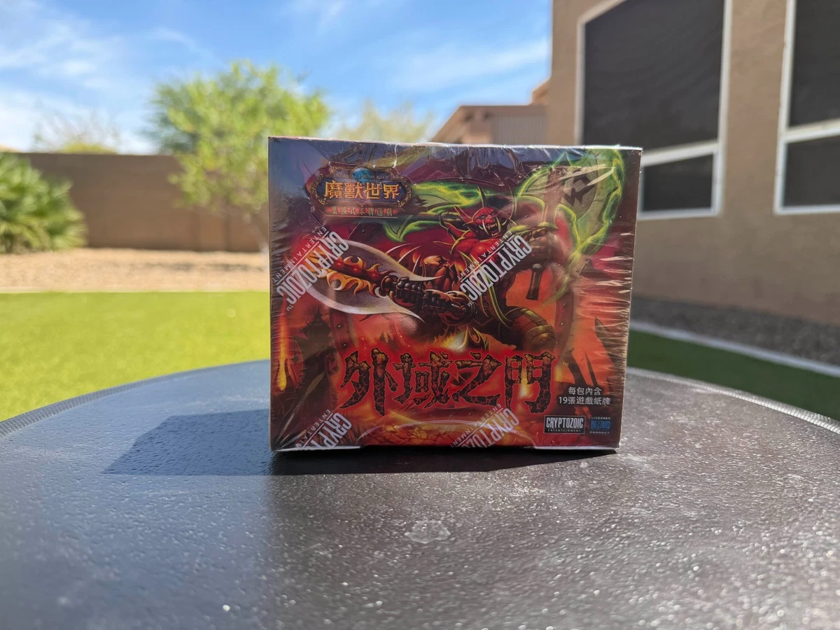 wow fires of outland booster box World of Warcraft TCG