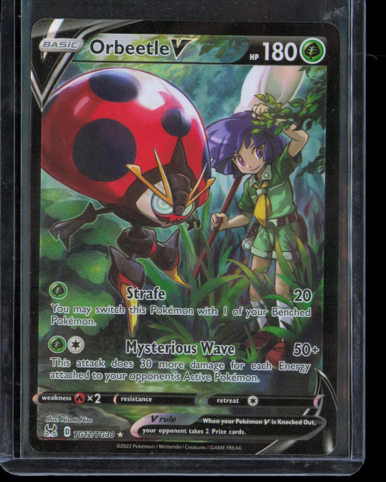 Orbeetle V #TG12 Pokemon Lost Origin