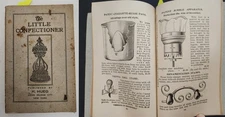 c1914 antique CONFECTIONER candy COOKBOOK & CATALOG H. HUEG long island city ny