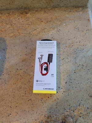 USB-A Hardwire Kit Car Charger for Scosche With Qualcomm Quick Charge Technology