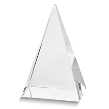 Small Crystal 7.5in Pyramid Trophy/Award