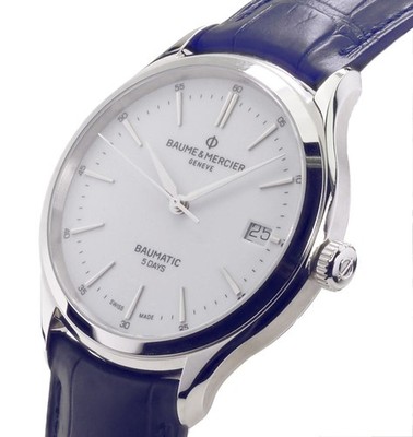 Baume & Mercier Herren Uhr M0A10398 Automatik   Clifton 40 mm Ø  5 Days Neu