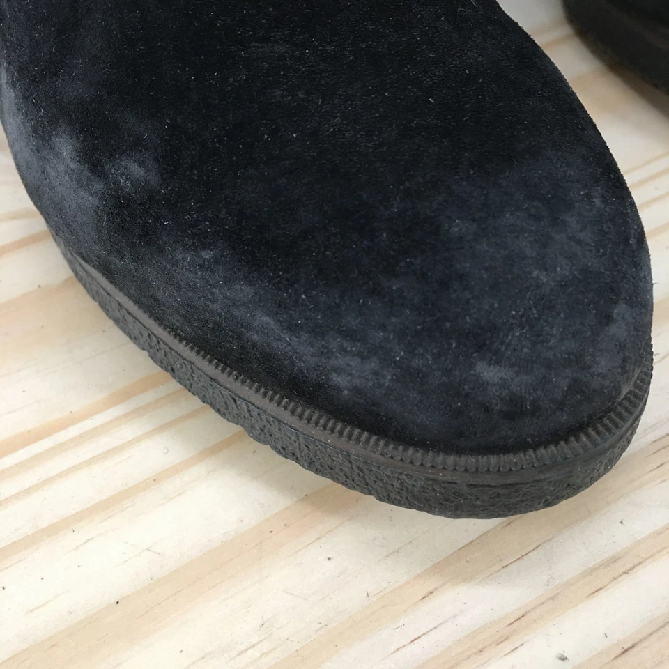 Botas Eileen Fisher Mujer 11 M Drift Botín Cremallera Forradas de Piel Negras Informales Foto 3 de 4