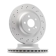 2x MEYLE Disque de frein Arrière convient pour MERCEDES-BENZ CLS Coupé (C219)